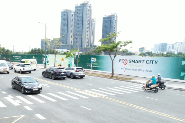 Tiến độ thi công Eco Smart City Lotte tháng 5/2026