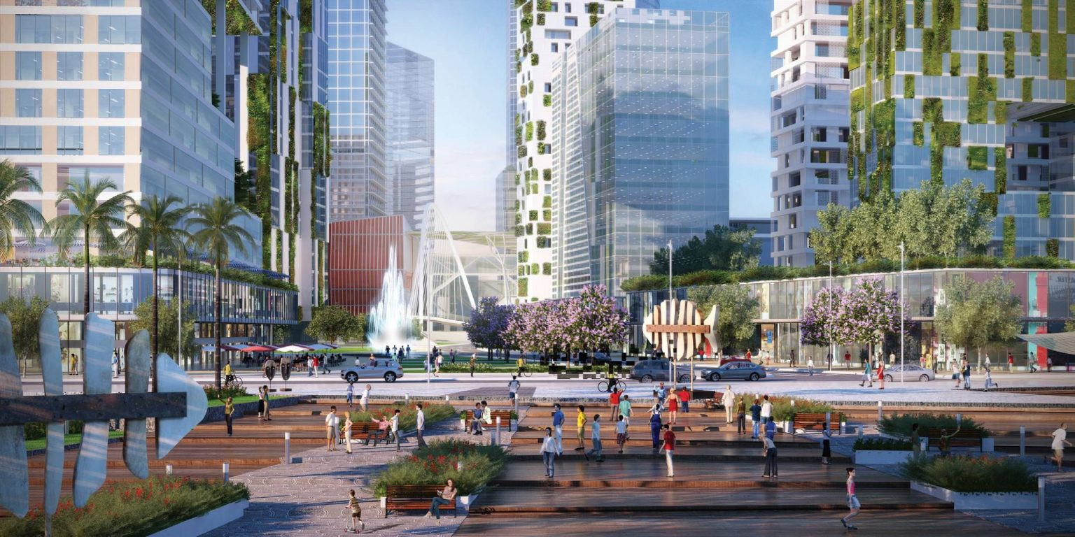 Quảng trường trung tâm Eco Smart City Lotte