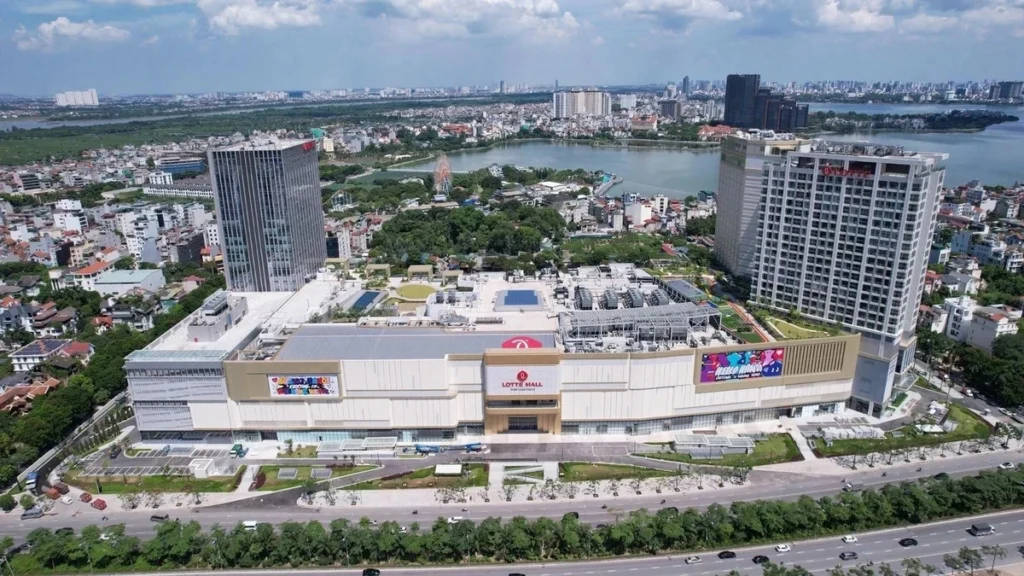 Mặt bằng vàng Lotte Shopping Mall